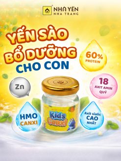 Nước Yến Kids Canxi+ - Yến Cho Bé - Mua 7 Tặng 1